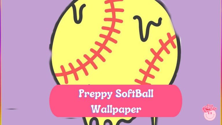 Preppy softball wallpaper