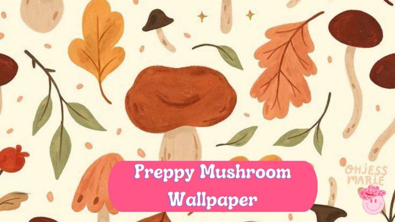 mushroom preppy wallpaper