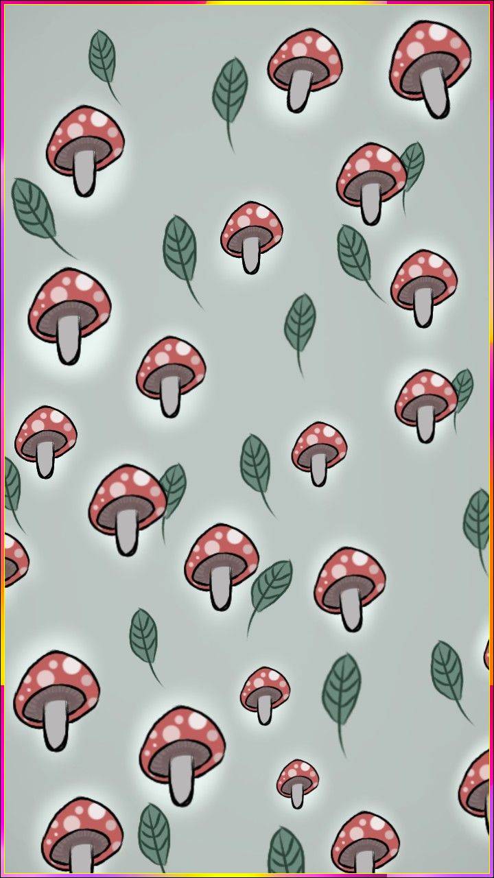 preppy wallpapers mushroom